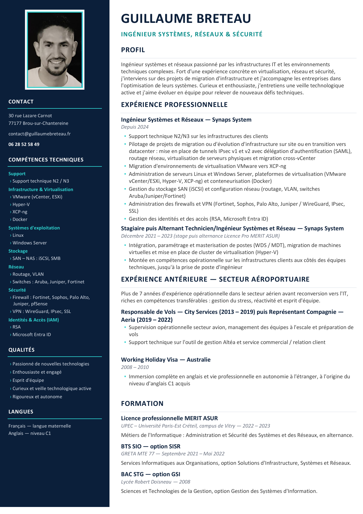 CV Guillaume Breteau